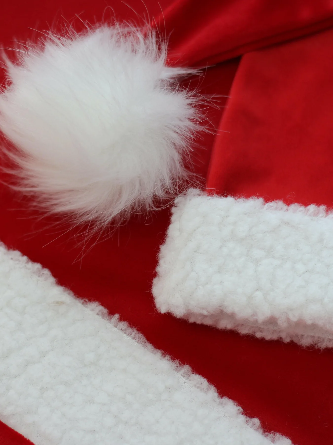 Conjunto de ropa de fotografía para recién nacido, sombrero de Navidad + tela de fondo de bolsillo, 2 uds., accesorio de utilería para fotografía de bebé, traje de Papá Noel