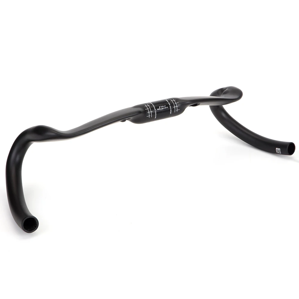 Manillar de bicicleta de montaña de grava de fibra de carbono, manillares de bicicleta de carretera, accesorios de enrutamiento de Cable medio interno, 30 grados, novedad de 2022