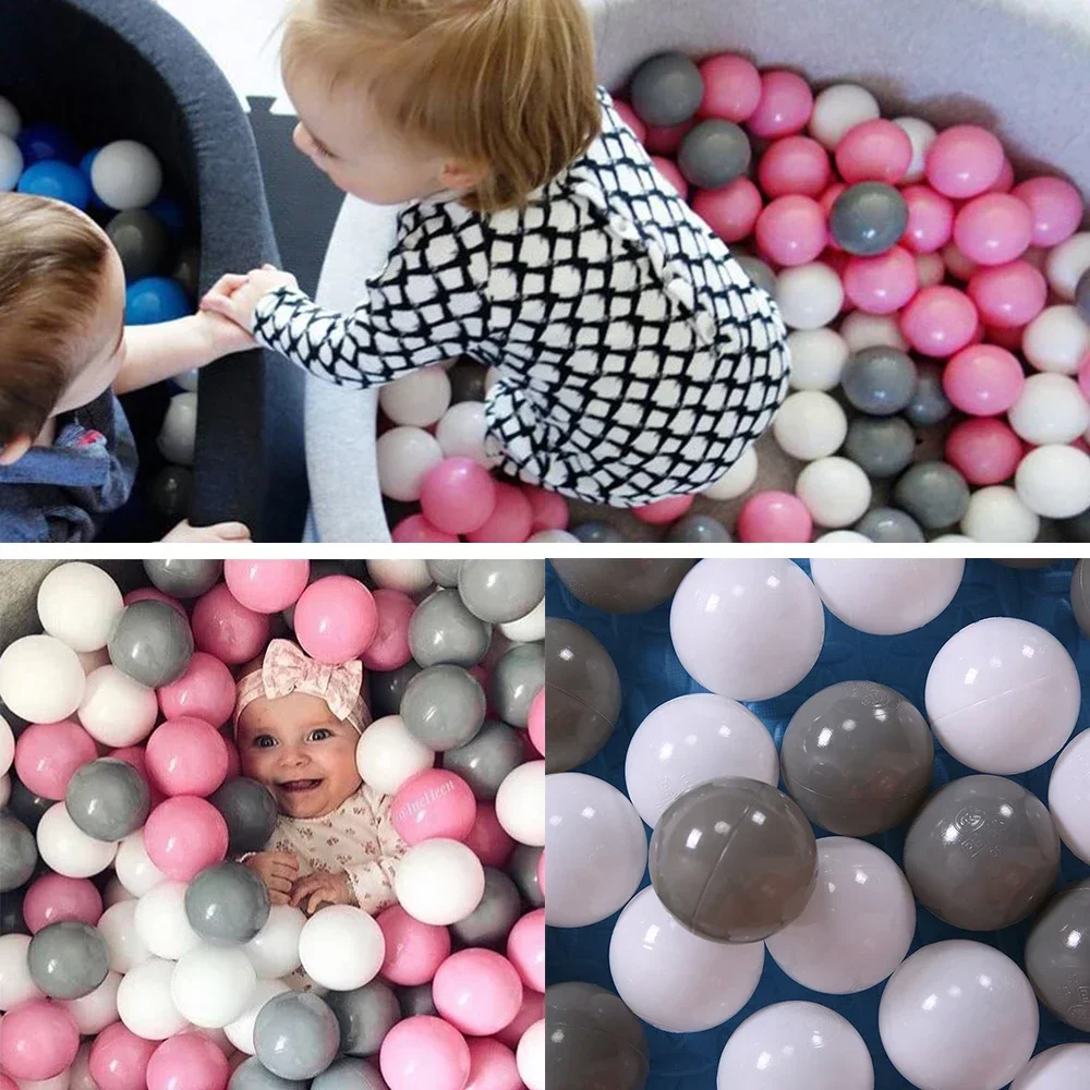 Pelota de plástico suave ecológica para niños, juguete divertido para piscina, casa de juegos gruesa, carpas al aire libre