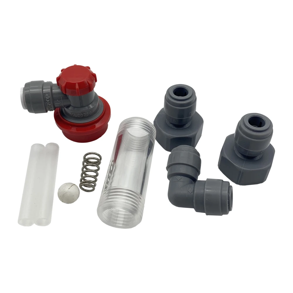 KegLand Kit de llenado de barril automático Tapón de flujo Duotight/Gen 2 Herramienta de barra de accesorios para elaboración de cerveza
