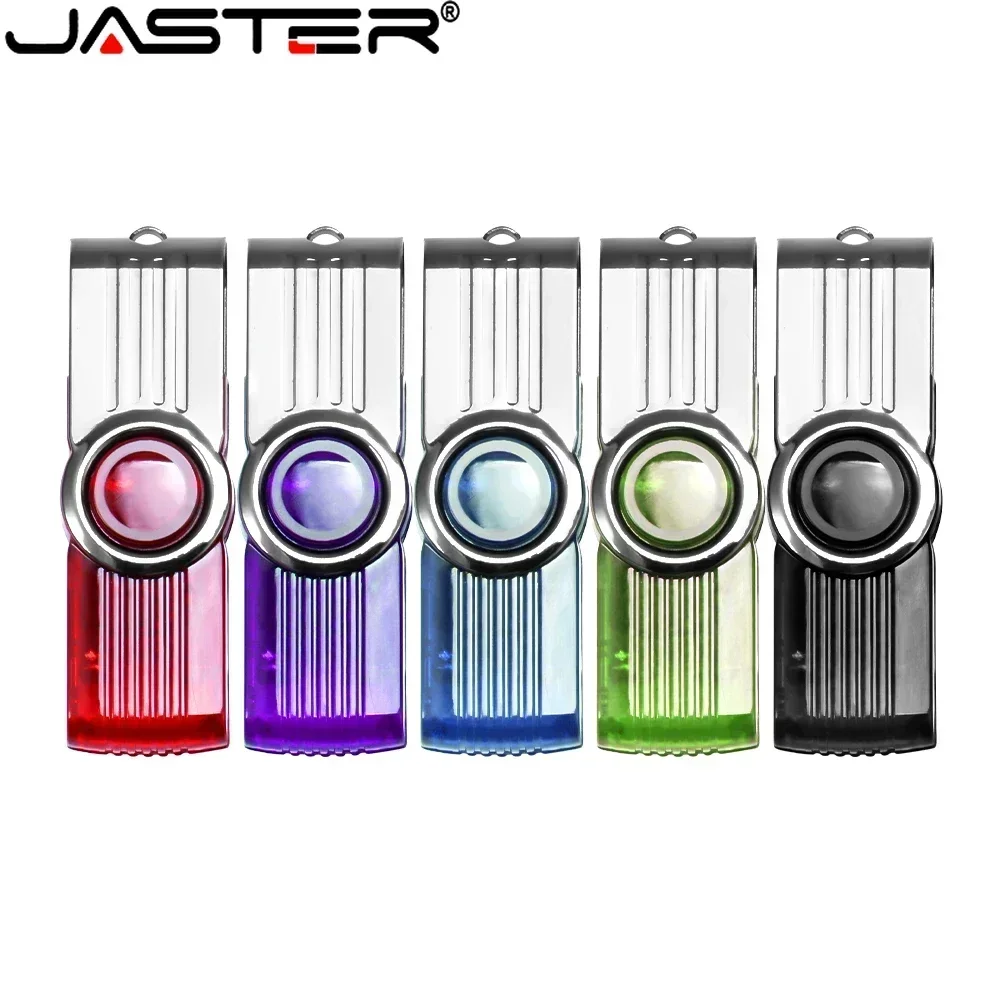 JASTER Pen Drive de plástico negro 16GB Capacidad de alta velocidad U Disk 8GB Blanco 4GB USB Flash Drive 64GB Memory Stick impermeable 32GB