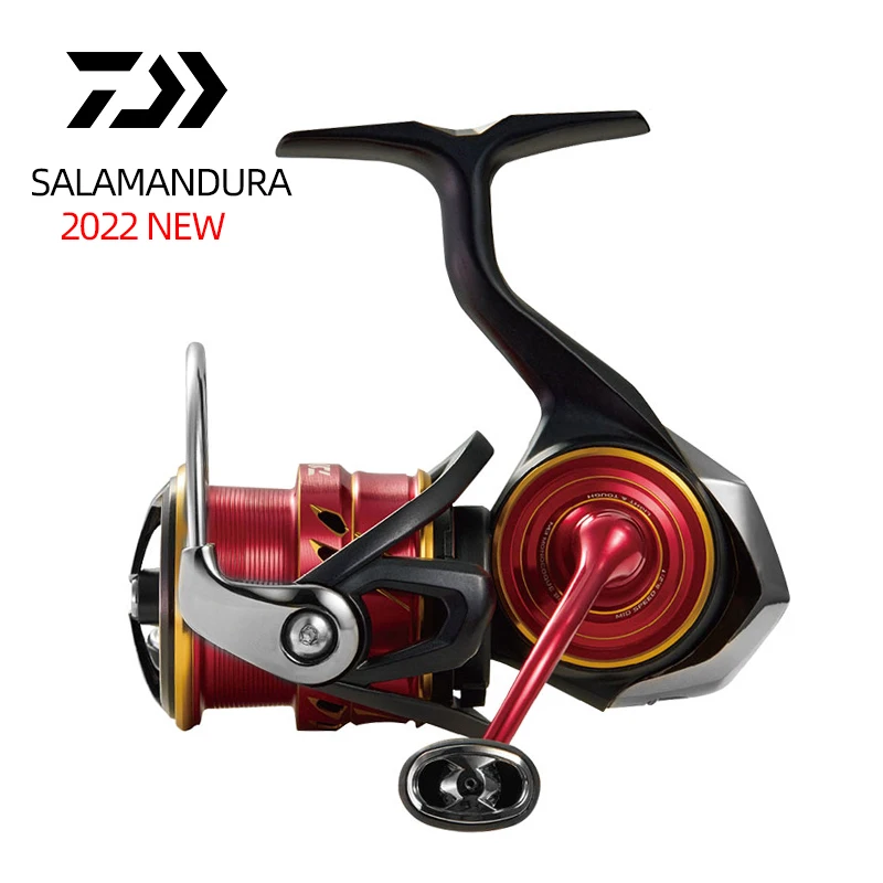 DAIWA-carrete de pesca giratorio SALAMANDURA LT, carrete de Baitcasting 7 + 1BB Drag 5-10KG, novedad de 2022