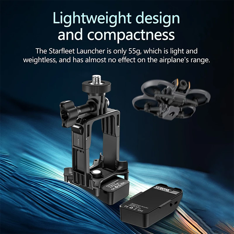 Sistema Airdrop de 12KM para DJI Avata 2, accesorios para drones, lanzador, dispositivo de transporte de gotero de carga útil