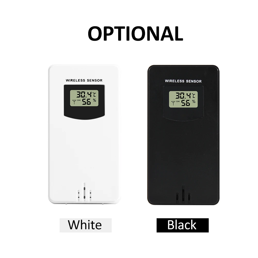 Medidor de Temperatura y Humedad, Higrómetro, Termómetro Digital Electrónico para Uso Interior/Exterior, Compatible con Estaciones Meteorológicas