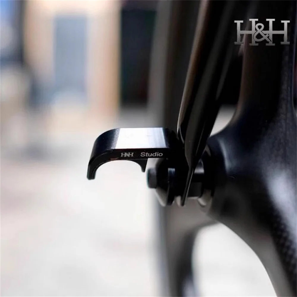 Gancho de estudio H&H brompton brompton Cline sin gancho de barro gancho de rueda delantera
