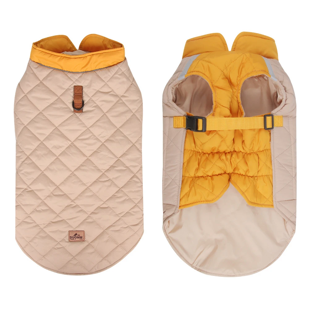 Ropa de invierno para perros, chaleco impermeable para perros, chaqueta para perros pequeños y grandes, abrigo cálido para perros, ropa acolchada, trajes de Bulldog Francés