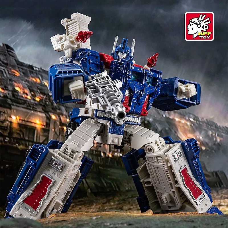 Transformaciones Guerra For Cybertroning Siege Ultraa Magnuse juguetes Deformables versión de aleación de grado L modelo Robot niños regalo de cumpleaños