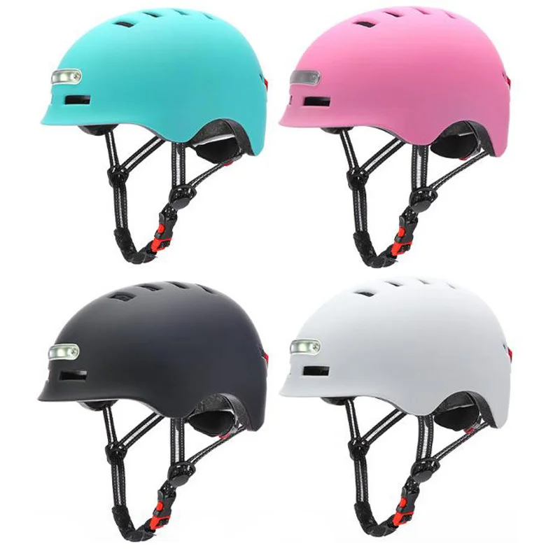Casco inteligente para montar en bicicleta con luz trasera, casco Universal para adultos, bicicleta eléctrica, Scooter de carretera, ciudad, deportes, hombres y mujeres