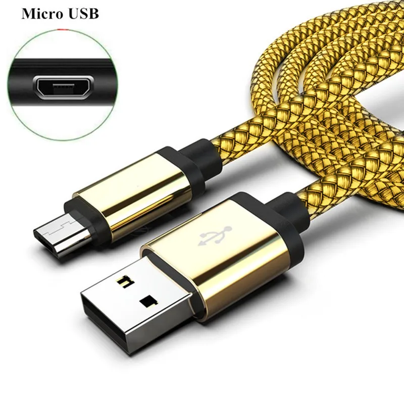 Cable Micro USB 3m 2m Cable cargador de carga Cable de datos para Huawei p smart 2019 p9/p10 lite p9 Y3 Y5 Y6 Y9 Honor 8x8S 7c 20i 7A