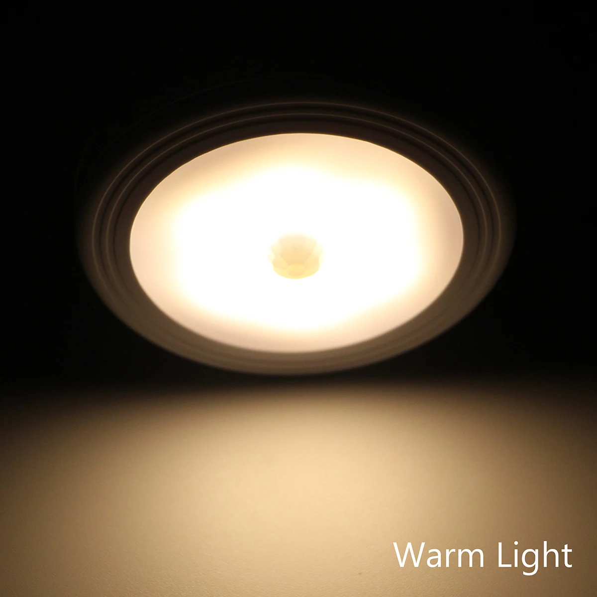 Luz LED nocturna con Sensor de movimiento PIR, lámpara nocturna alimentada por batería para armario de cocina, lámpara para armario, escalera, luz inalámbrica para armario