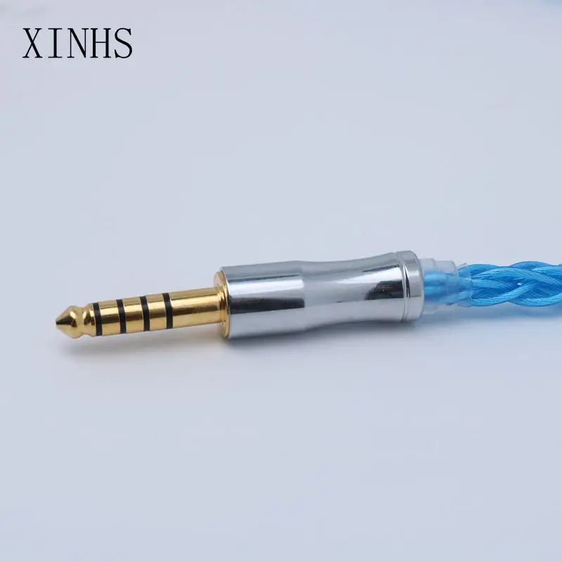 XINHS-auriculares de cobre y grafeno, 8 núcleos, 7N, cristal único, actualización de IEM, Cable MMCX/0.78MM2Pin para SeeAudio brave RB