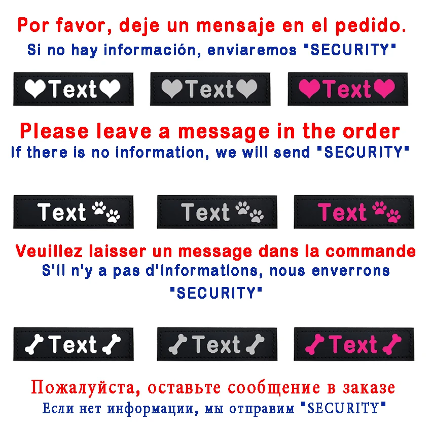 Etiqueta de nombre de perro personalizada, arnés reflectante para Collar de mascota, etiquetas adhesivas de identificación, etiquetas de arnés con logotipo de corazón y pata de texto personalizado, 2 uds.