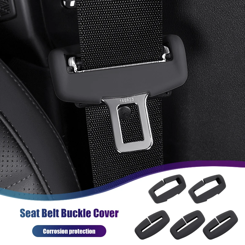 Protector de silicona para hebilla de cinturón de seguridad de coche, para BMW Serie 3, 5, X3, F10, G20, G30, F30, F48, F25, E46, E83, E90, G01, G05, G45, G32, G60
