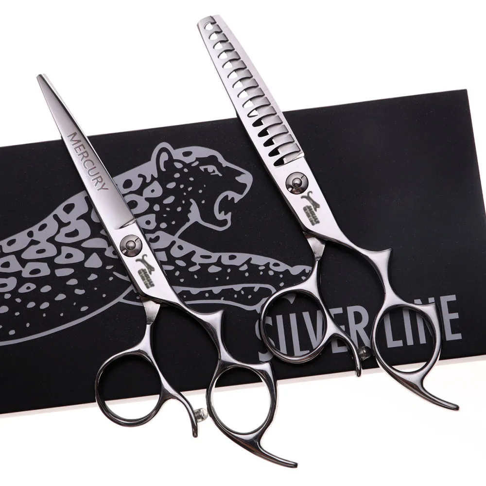 Juego de tijeras de corte y adelgazamiento de 6 pulgadas, tijeras profesionales de peluquería de alta calidad, tijeras para salones de peluquero