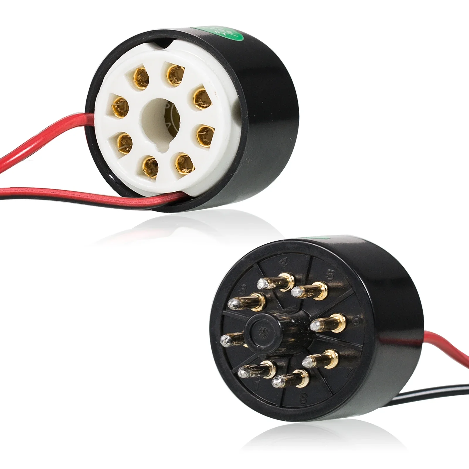 Douk Audio-probador de sondas de corriente de polarización Dual de 8 pines + medidor de amperios Dual grande para tubos EL34,KT88,6L6,6V6,5881,6550,KT66,KT100,KT120