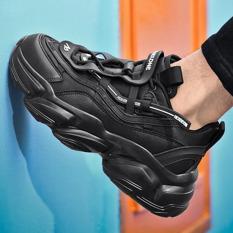 Zapatillas deportivas de lujo para hombre, zapatos informales de entrenamiento, transpirables, mocasines de moda para correr