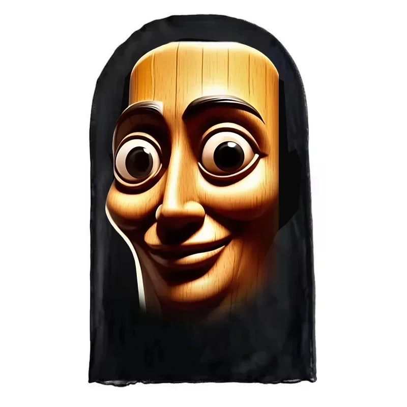 Máscara Facial Completa de Malla Impresa en 3D, TungTungTung Sahur, Divertida, para Cosplay, Halloween, Disfraz, Accesorio Novedoso para Hombres
