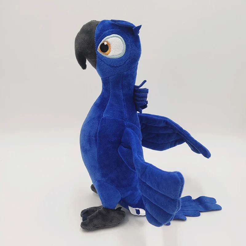 2 unids/lote 30CM nuevo película Rio 2 juguetes de peluche de dibujos animados loro azul Blu y joya muñecos de pájaros regalos de navidad para niños juguete de peluche