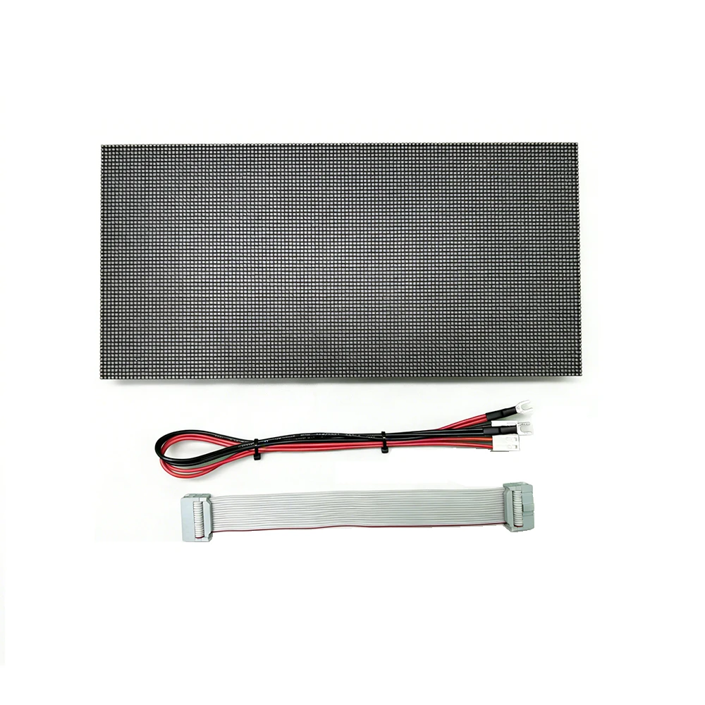 Panel de Pantalla LED RGB SMD P2 para Interiores, 256x128mm, Pantalla LED Digital para Interiores, Módulo LED