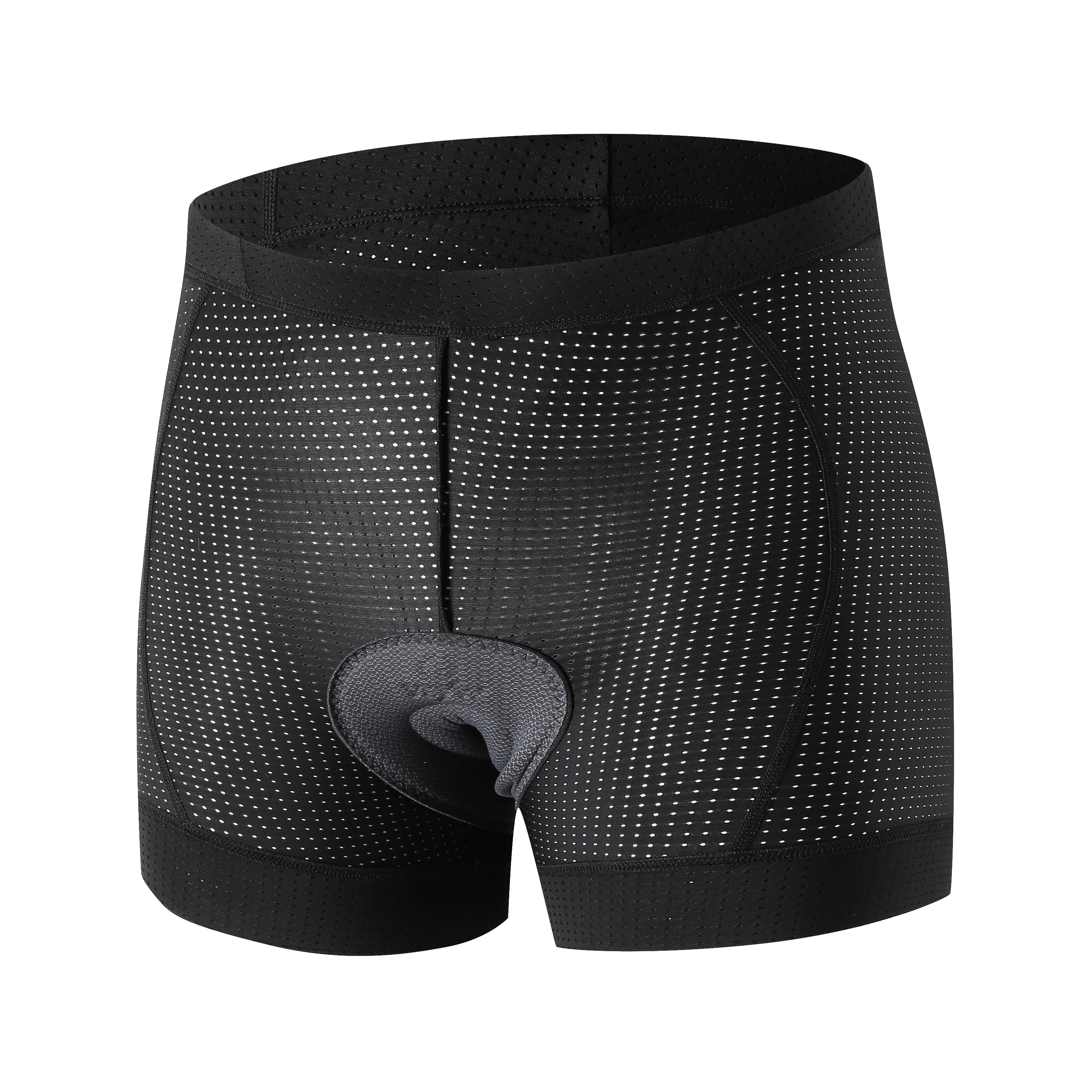 YKYWBIKE Ropa Interior de Ciclismo para Hombre, con Acolchado de Esponja de 200 kg/m³, Calzoncillos para Bicicleta de Carretera, Pantalones Cortos de Ciclismo, Ropa para Ciclismo de Larga Distancia MTB