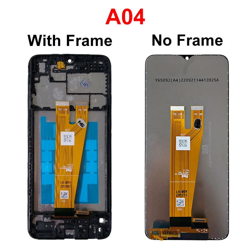 Pantalla táctil LCD A045 para Samsung Galaxy A04, A045F, A04S, A047, A047F, A04E, A042, A042F