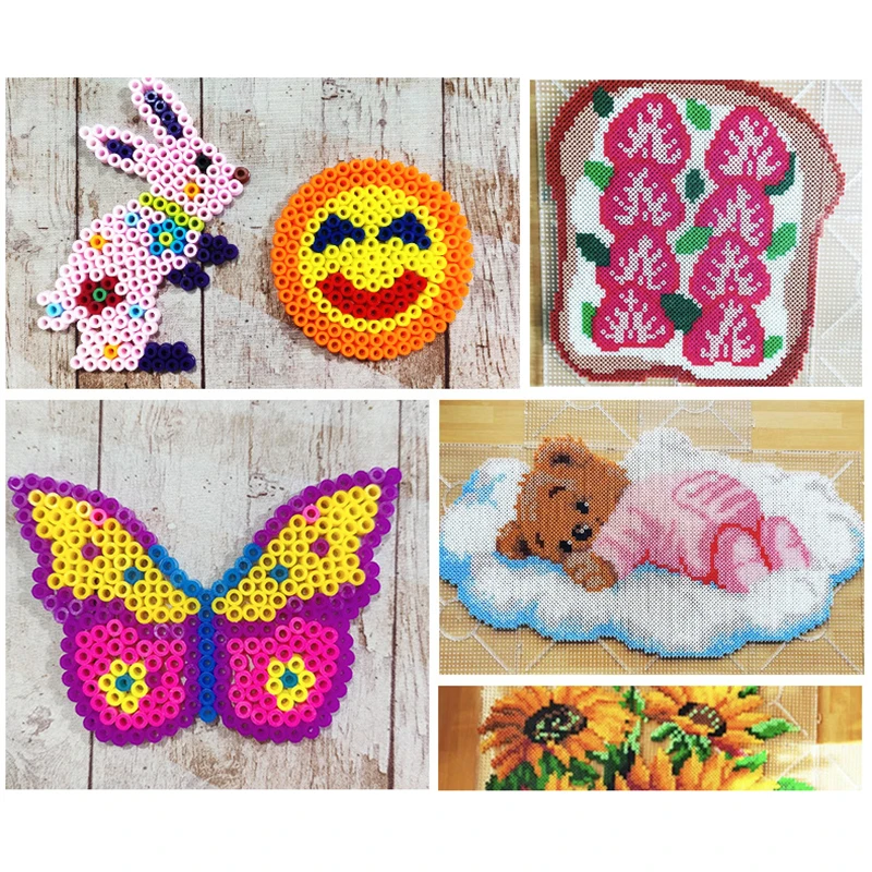5MM 500 piezas Cuentas de fusión Hama de alta calidad para niños, para rompecabezas de píxeles 3D, DIY, juguete de regalo hecho a mano
