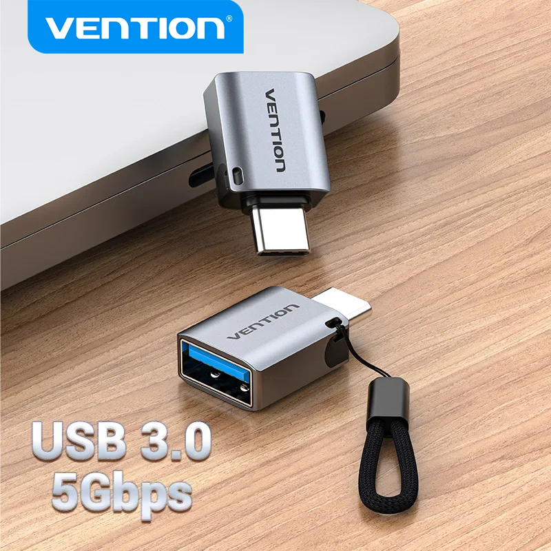 Vention-Adaptador USB tipo C macho a USB 3,0 2,0 hembra, Cable OTG para Macbook Pro, Huawei Mate 30, Samsung S10