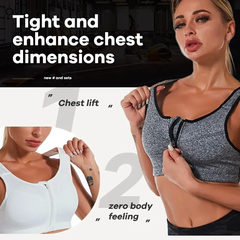 CZGUKE Sujetador deportivo para yoga y fitness, sujetador deportivo que absorbe los golpes, transpirable y de secado rápido, ropa interior para mujer para entrenamiento y correr