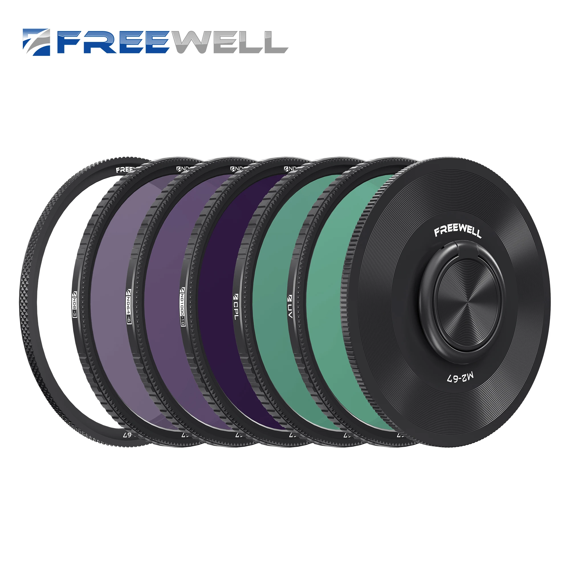 Filtro de intercambio rápido magnético Freewell M2, paquete de 5 filtros ND8, ND64, ND1000, CPL, UV, intercambio instantáneo, accesorios de fotografía para cámara