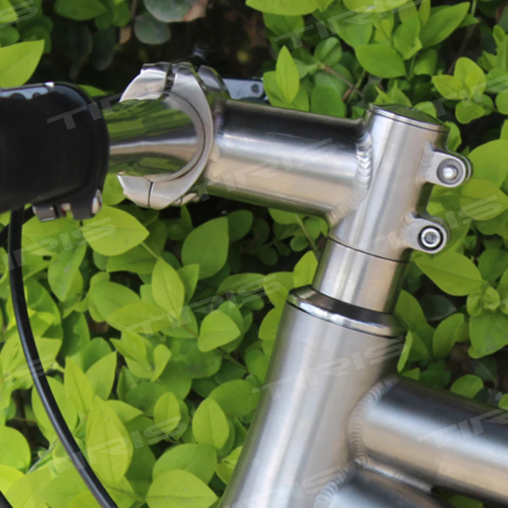 TIRIS-accesorios ultraligeros para vástago de bicicleta, piezas de ciclismo MTB, ángulo de longitud personalizado 5 °