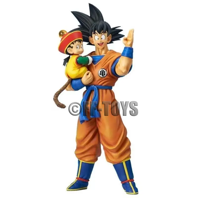 Figura de Anime Dragon Ball Son Goku con Gohan, Figura de Son Goku de 30 cm, Figuras de Acción de PVC, Colección de Modelos de Juguetes, Regalos