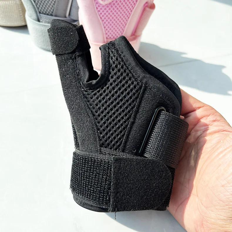 Guante protector de muñeca con funda para tendón con soporte, protección de palma, pulgar, deportes, Fitness, esguince masculino y femenino, fracturas, enfermería fija