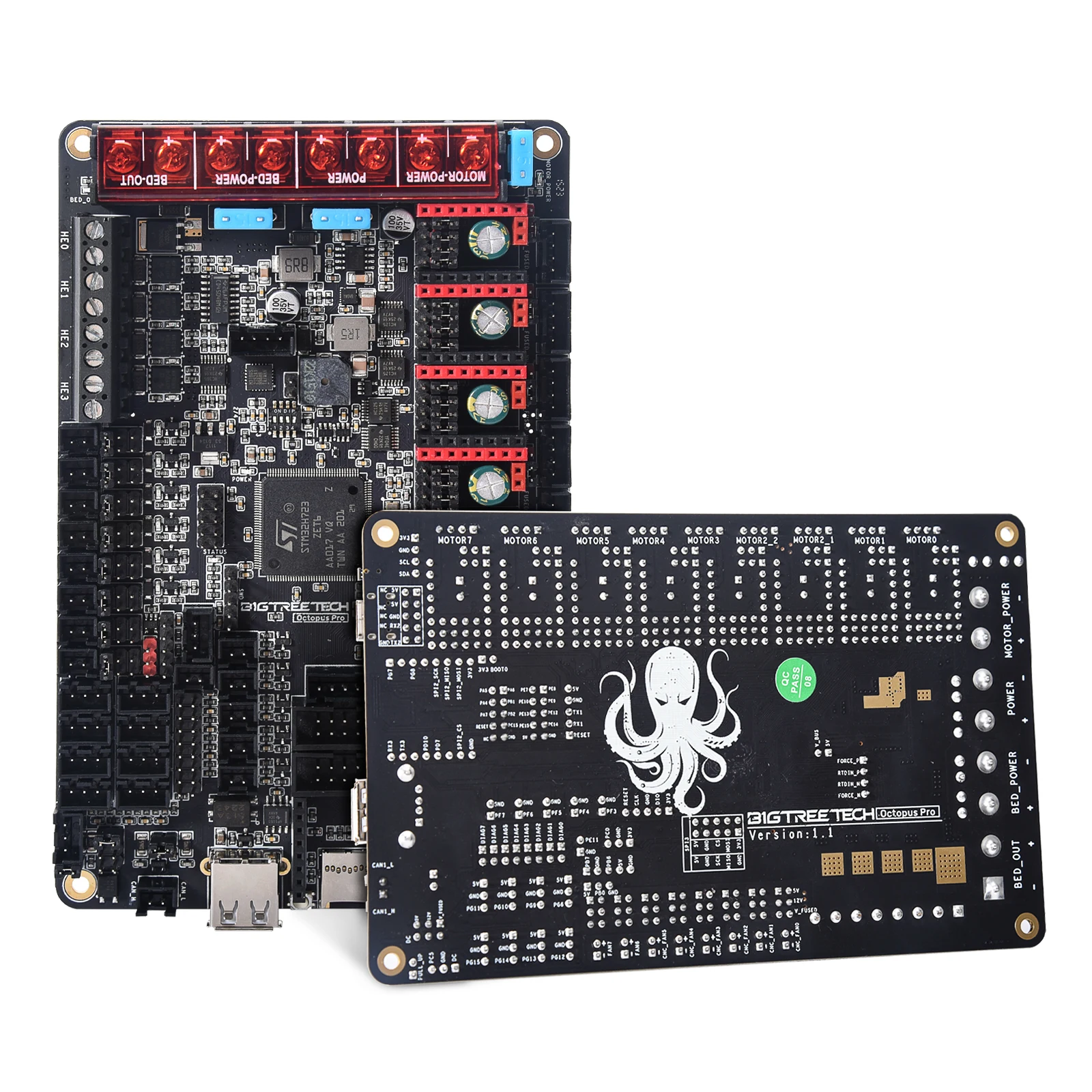 Placa base BIGTREETECH Octopus Pro V1.0 BTT  accesorios para impresora 3D TMC2209 TMC5160 Pro Ender 3  Upgard Voron 2.4