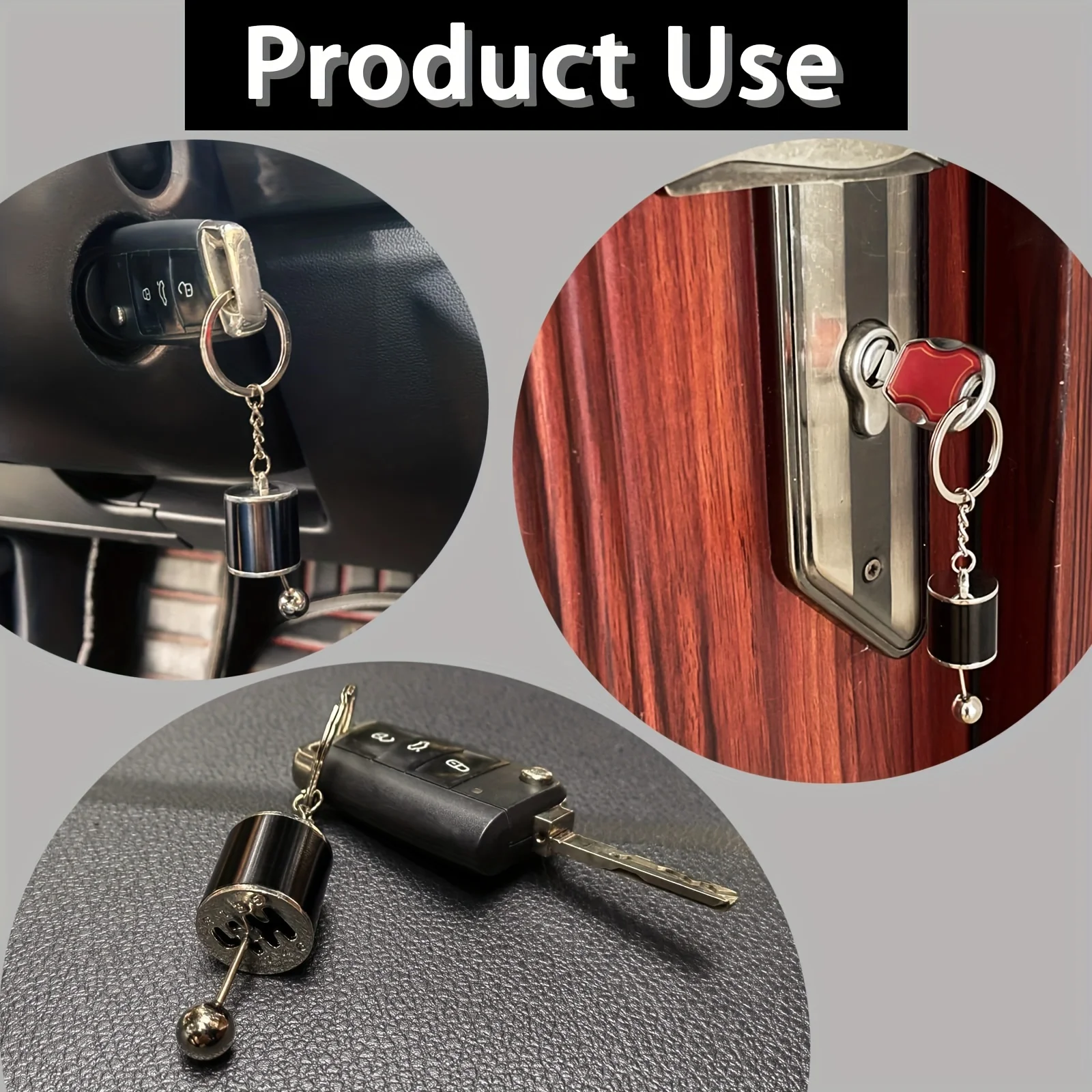 1 Pieza Llavero Creativo de Modificación de Coche para Hombre, Juguete Antiestrés para Escritorio, Aliviador de Ansiedad