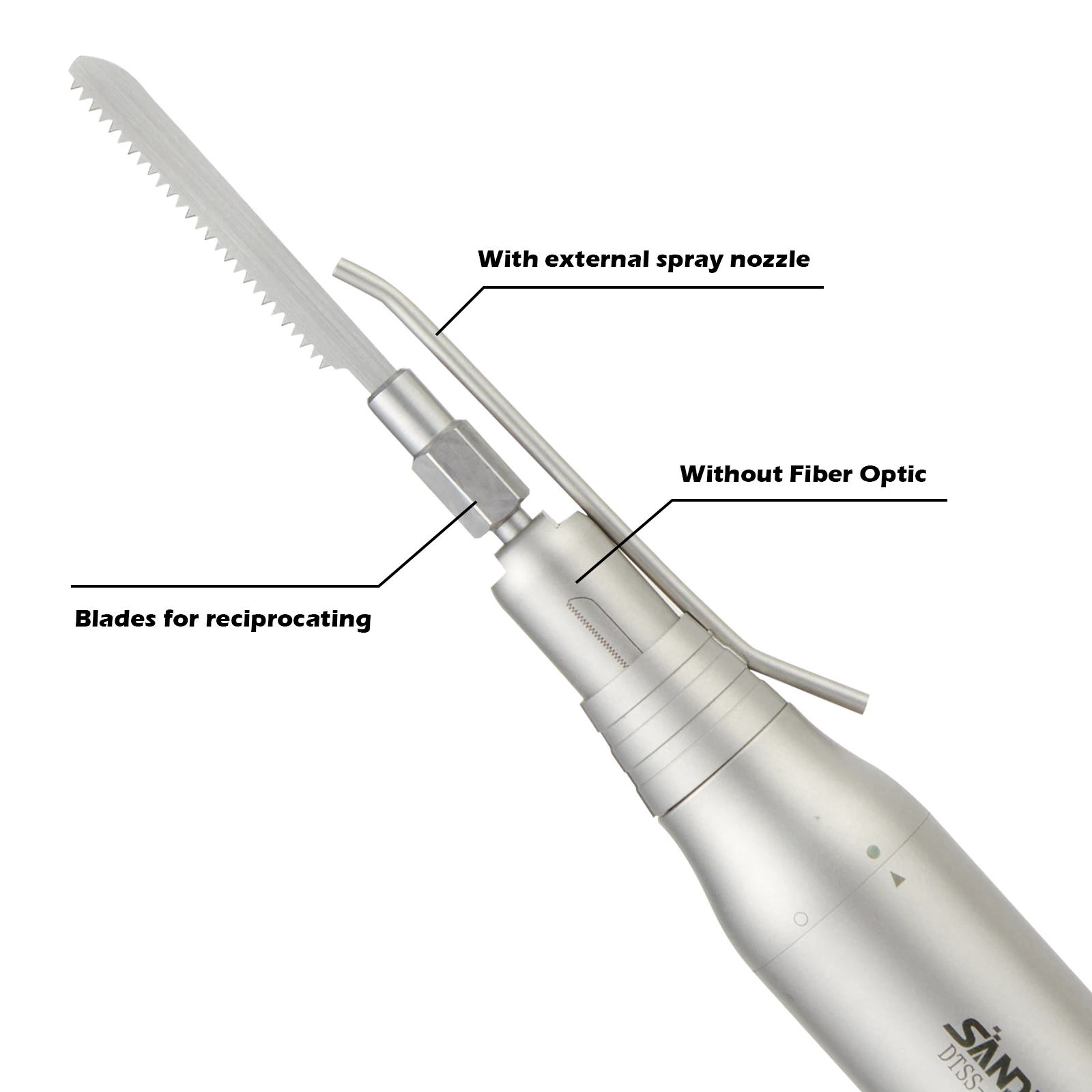 SANDENT-microsisierra Dental, pieza de mano quirúrgica 3,2: 1, corte de hueso alternativo, ajuste NSK, osteotomía de reciproca arriba y abajo