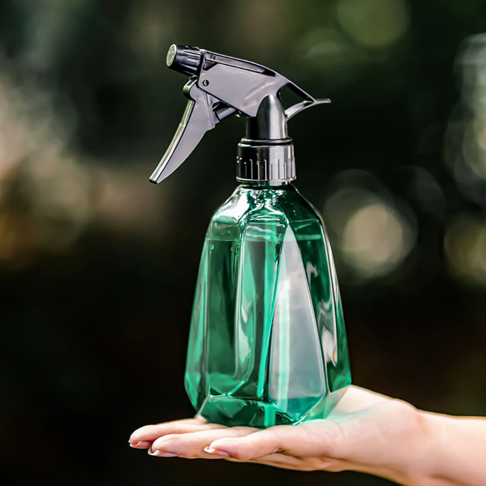 Botella pulverizadora de 500ML para plantas, regadera de riego, maceta para jardín, suministros de limpieza de interior