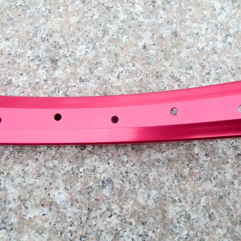 Ruedas de bicicleta Bmx de 20 pulgadas, llanta de bicicleta de doble capa de 36 agujeros para bicicleta de calle de engranaje fijo Bmx, llanta colorida