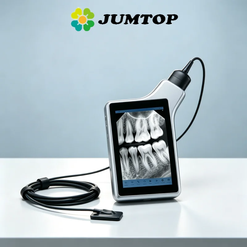 Sensor de Rayos X Dental JUMTOP con Pantalla de Monitoreo para Visualización de Imágenes en Tiempo Real, Sensor Digital HD RVG Intraoral