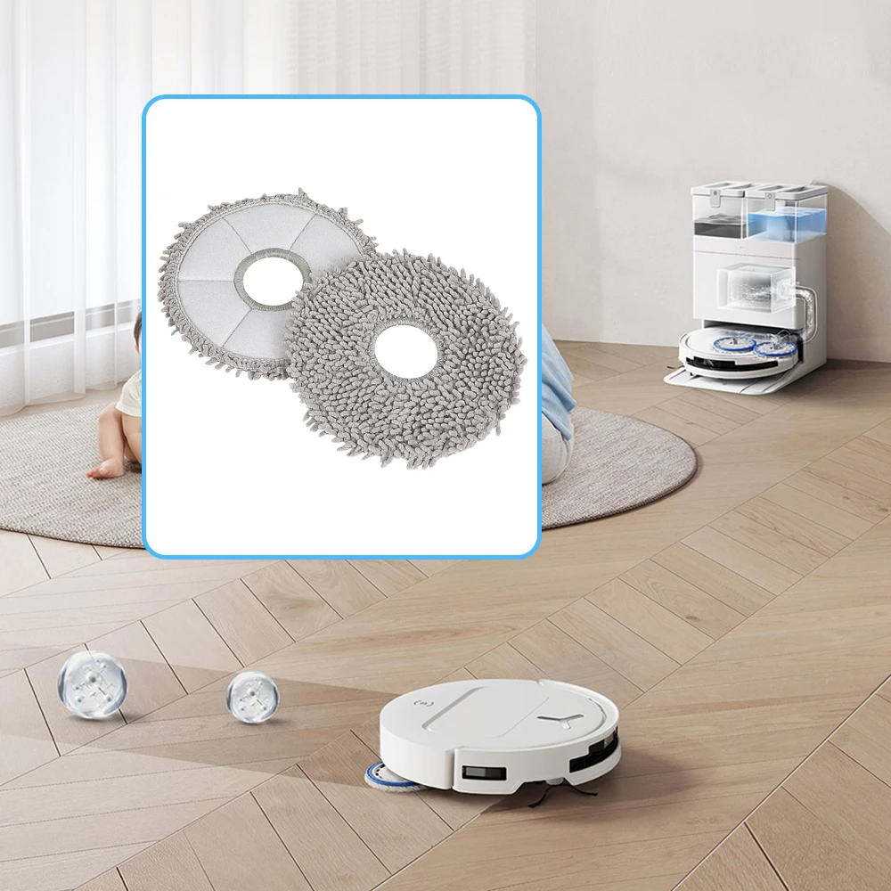 Paño de Mopa para Aspiradora Robótica ECOVACS Deebot X1 Omni, X2 Omni, T30 Pro Omni, X1, X2, T5, T50, T10, T20 Omni, T30s Combo