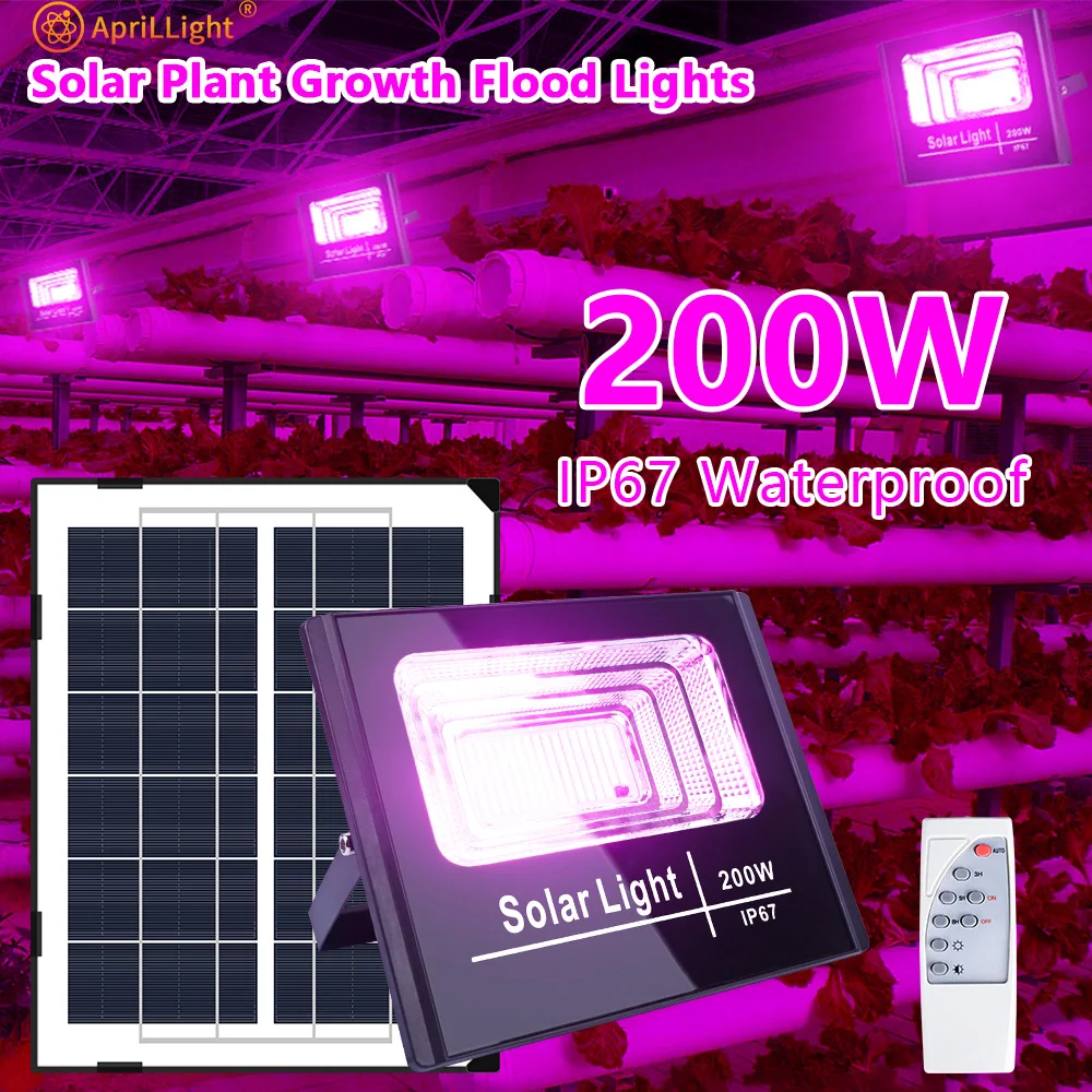 Luz de plantas 200W Led luz de cultivo Solar IP67 lámpara Phyto bombilla de espectro completo lámpara hidropónica invernadero tienda de cultivo de semillas de flores.