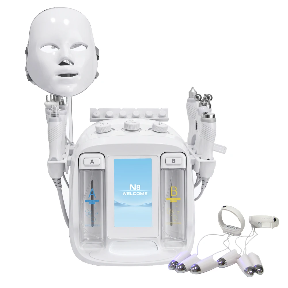 Máquina Multifuncional AOKO, Gran Venta, Cuidado Facial con Oxígeno e Hidroterapia, Limpieza de la Piel, 10 en 1