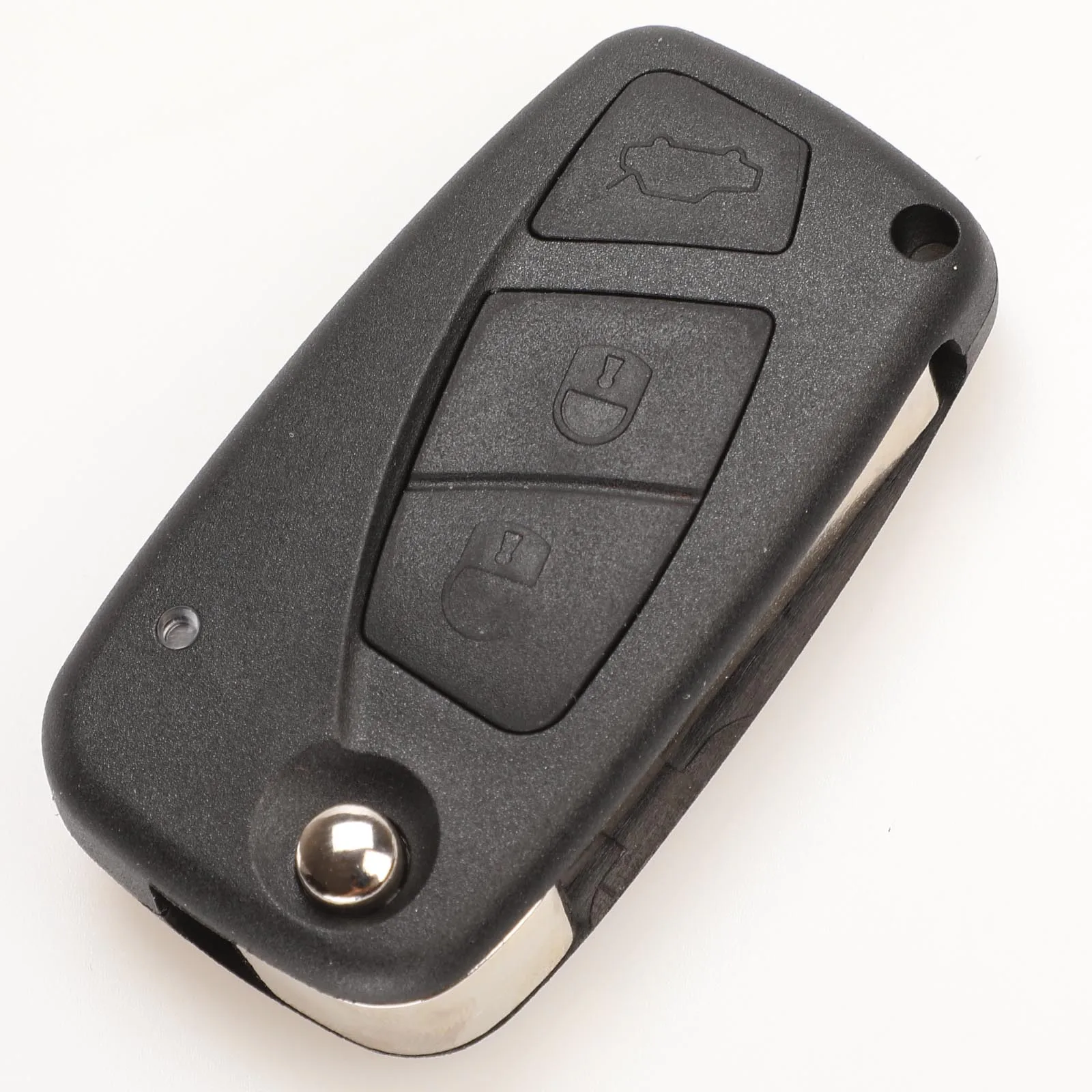 Jingyuqin 2 / 3 botones remoto clave sistema Delphi 433mhz para FIAt 500 Punto Ducato Stilo Panda Bravo clave ID46 PCF7946 / 7941 Chip