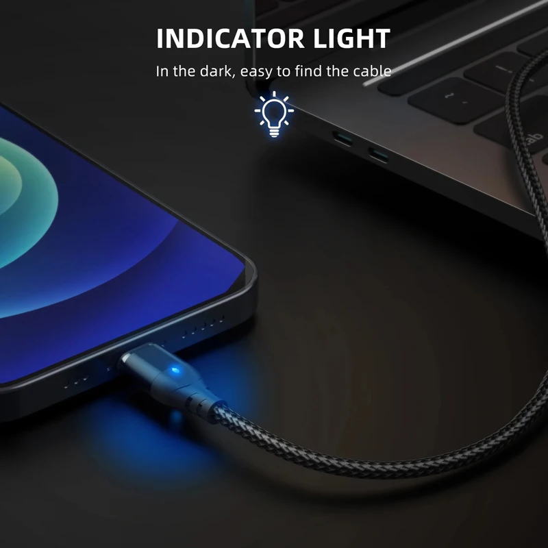 Cable Micro USB tipo C de carga rápida magnética para iPhone Samsung Xiaomi Realme Oneplus Huawei Cable de datos magnético para teléfono móvil