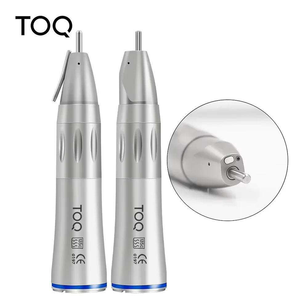 Pieza de mano Dental recta 1:1, pieza de mano de baja velocidad de agua interior, herramientas de implante Dental de fibra óptica Led
