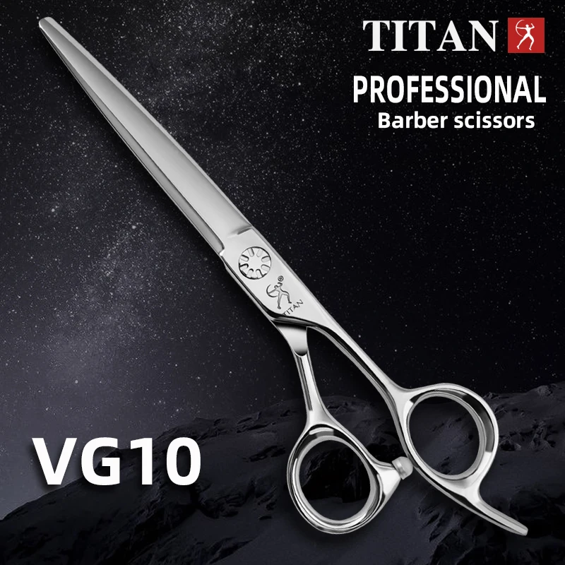 Juego de peluquero Titan, tijeras profesionales para el cabello 6,0, herramientas de peluquería de acero japonés Vg10, tijeras para el cabello