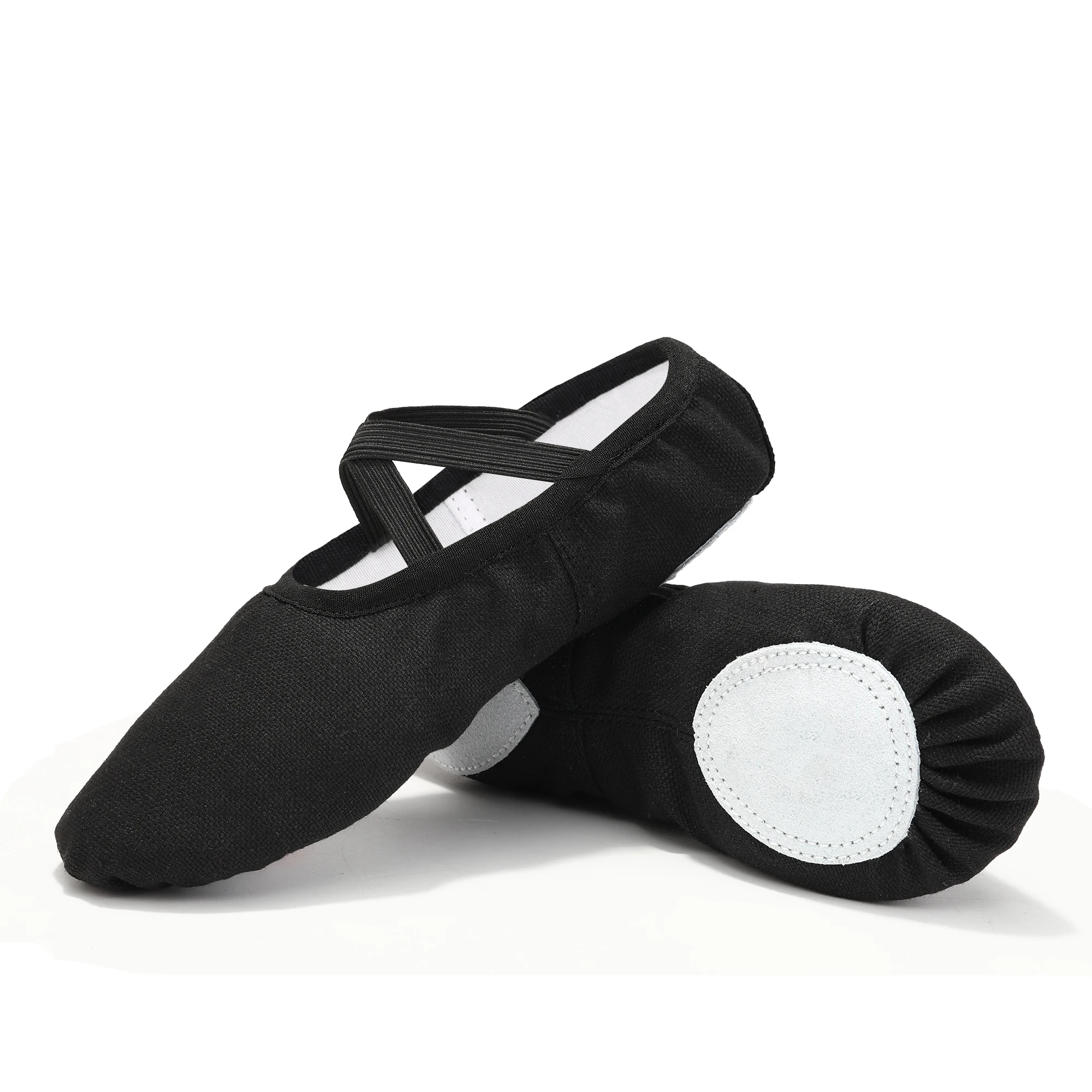 Zapatos de Ballet para niñas y mujeres, zapatillas de Ballet para niños, bailarinas para mujeres, zapatos de práctica de baile para niños, zapatos de entrenamiento de lona de suela blanda