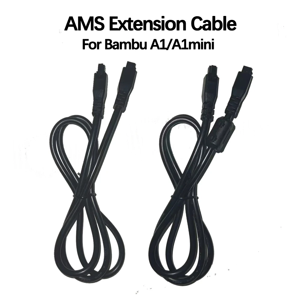Para Bambu Lab AMS Lite 1M 2M Cable de extensión de 4 pines para Bambulab A1/A1mini piezas de impresora 3D Cable de extensión para Bambú