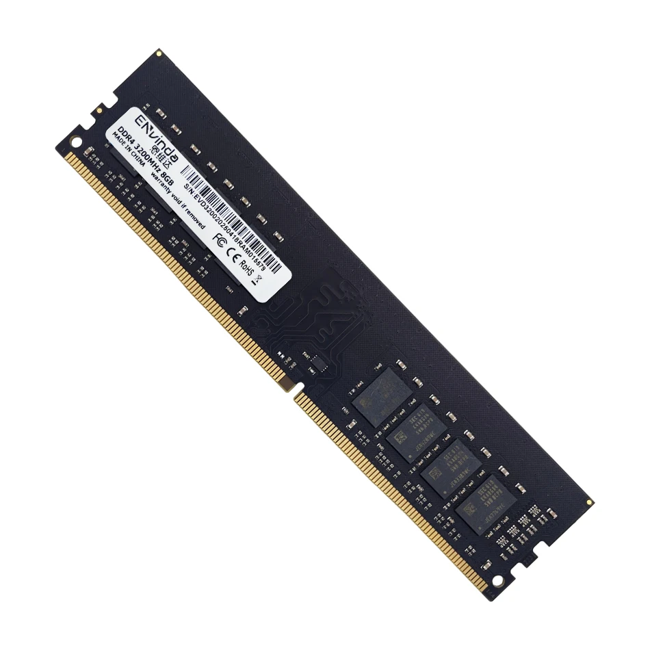 Memoria RAM para PC ENVINDA DDR4, 8GB, 16GB, 3200MHz, DIMM, Memoria para ordenador de escritorio, sin soporte, placa base AMD