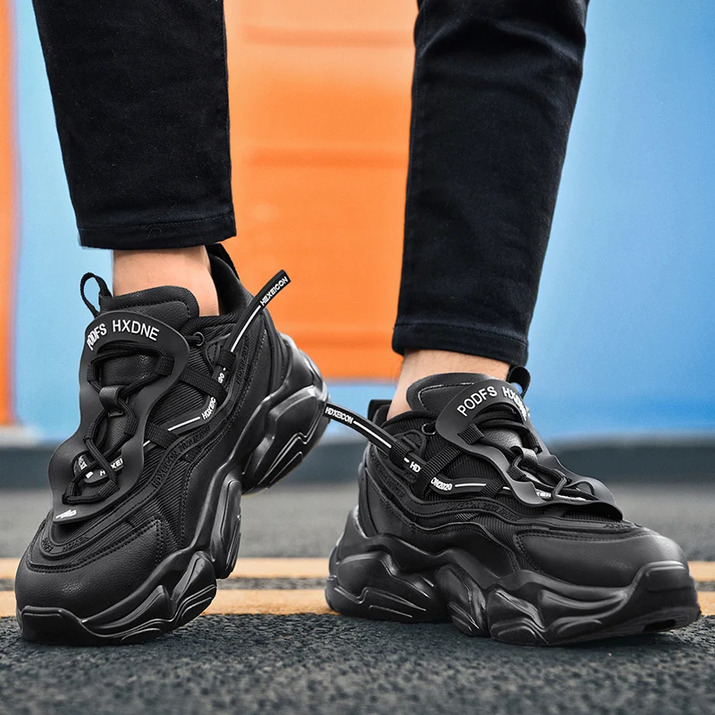 Zapatillas deportivas de lujo para hombre, zapatos informales de entrenamiento, transpirables, mocasines de moda para correr