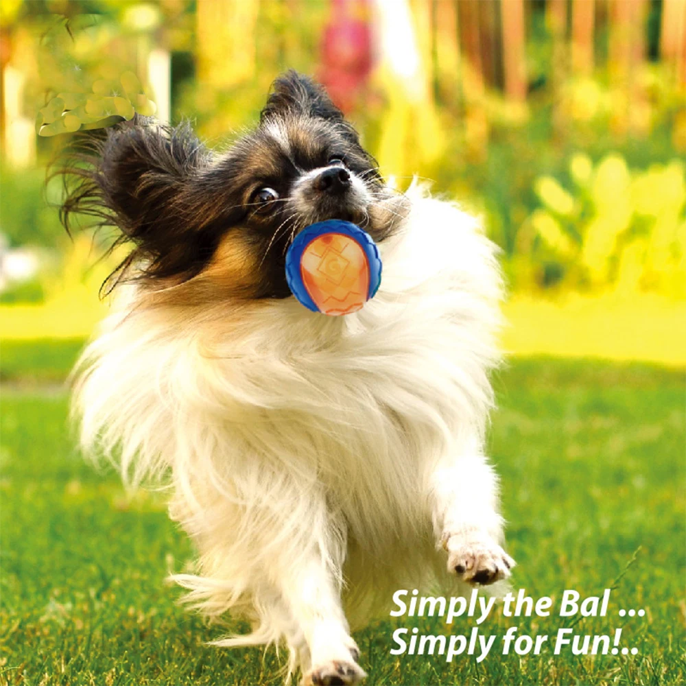 Pelota de goma Natural no tóxica para perros y cachorros, juguetes para masticar, sonido puro, juego al aire libre, pelota elástica divertida para perros pequeños y grandes